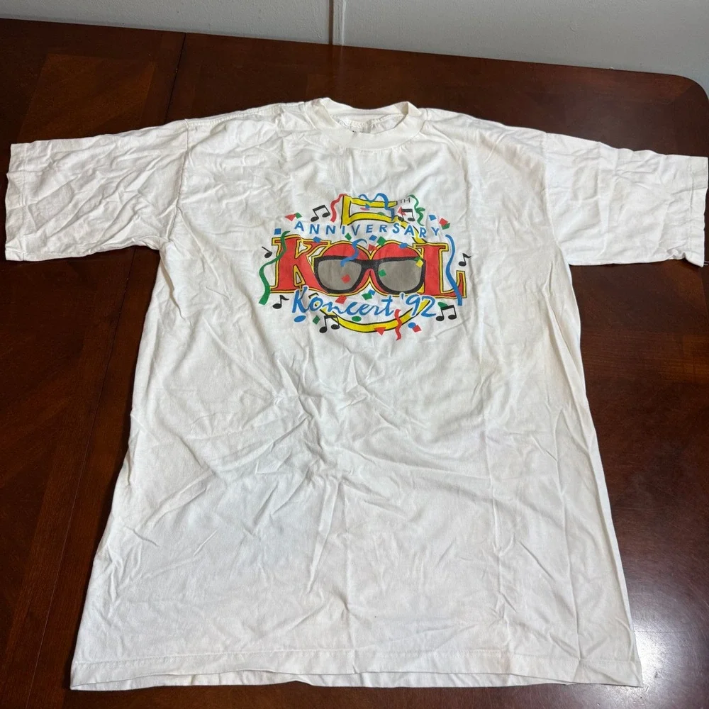 Vintage 92 Kool‎ Koncert 5th Anniversary T-Shirt XXL Denver Radio promo